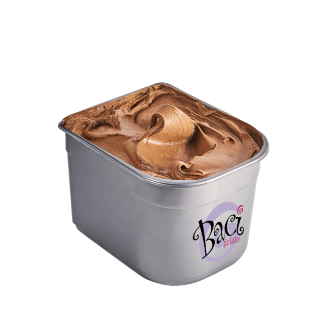 2.5 quart container of baci gelato